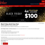 Black Friday eGold Class Pack: 4x Gold Class Tickets $100 @ Event Cinemas (Free Cinebuzz Membership Required)