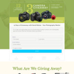 Win 1 of 3 Cameras or 1 of 9 Photography Courses/Equipment Prizes, worth US$7.5K from David Molnar