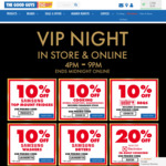 The Good Guys VIP Night 4-9pm in Store, Ends Midnight AEDT Online Today only 13 December