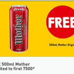 Free Mother 500ml for First 7500 at 7 - Eleven fuel app
