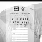 Win a Snow Gear Pack Worth $609.97 from Billabong