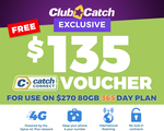 50% off 365 Day Catch Connect Mobile Plans (6.6GB Data for $11.25/Month) @ Catch (Club Membership NOT Required)