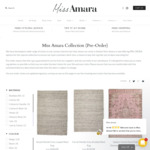 20% off 73 New Rugs in The Miss Amara Collection from $181 (Was $226) @ Miss Amara