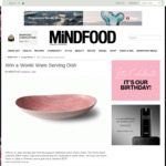 Win a Wonki Ware Serving Dish Worth $270 from MiNDFOOD