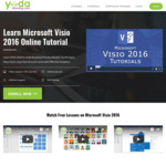 Microsoft Visio 2016 Online Course for $9 (Display Price: $99) @ Yoda Learning