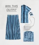 Win a Ladies Blue Snake Outfit Worth $329.75 from French Connection