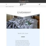 Win a $400 Gift Card from YoHome