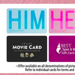 10% off Him, Her, Active, The Movie Card, Best Spas & Beauty or Best Restaurants Gift Cards @ Woolworths
