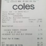 Lilydale Mexican Spice Chicken Tenders, Herb & Ciabatta Schnitzels $1.25 / Box (87.5% off) @ Coles (Clearance, Selected Stores)