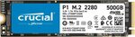 Crucial P1 500GB M.2 (2280) NVMe PCIe SSD - 3D NAND 1900/950 MB/s $104.62 + Delivery (Free with Prime) @ Amazon US via AU