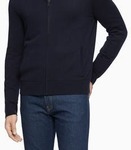 Regular Fit 100% Merino Wool Odor-Resistant & Machine Wash Full Zip Sweater $49.95 (Was $149.95) + $7.95 Shipping @ Calvin Klein