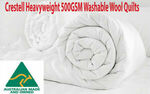 [eBay Plus] Crestell Australia 500GSM Heavyweight Washable Wool (Factory Second) Queen $67.15 Delivered @ Dhimanvinod eBay