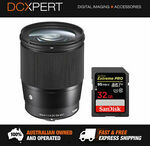 Sigma 16mm f/1.4 for Sony E-Mount: $465.31 Delivered @ DCXpert eBay