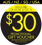 Cotton On - Spend $50 or More and Receive a FREE $30 Voucher - IN STORE ONLY