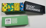 2 Sock Gift Boxes Exchange for $24 Delivered @ Luggage Online