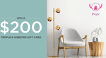 Win a $200 Temple & Webster Gift Card from Prizlr