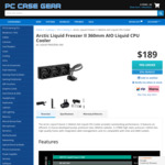 [Pre Order] Arctic Liquid Freezer II 360 AIO Liquid CPU Cooler $189 + Shipping (~ $15 to Syd) @ PC Case Gear