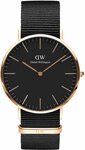 Daniel Wellington 40mm Classic Black Cornwall Watch $140 Delivered @ Amazon AU