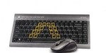 A4 Tech GLS-6630 Natural-A Slim 2.4g Wireless Desktop Keyboard & Mouse $23.95