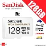 SanDisk High Endurance MicroSD 128GB $24.95, 256GB $49.95 Delivered @ Shopping Square