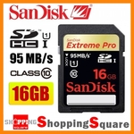 SanDisk Extreme 45MB/s Class 10 SDHC Card 32GB @ $53.9 Extreme Pro 95MB/s 8GB @ $28.9 16GB @ $53.9