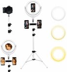 1/2 Price! 12-inch LED Ring Light $40 (Was $79.99) Delivered @ Spreety via Amazon AU