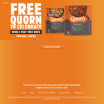 100% Cashback on 1 Meat Free Quorn Product @ Woolworths / Coles via Quorn