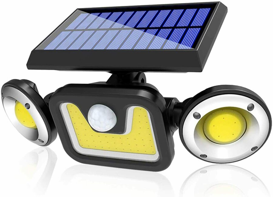 arlec 330 lumens led movement activated sensor security solar light