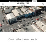 45% off  Coffee Beans, Decaf and T-Shirts + Delivery ($0 with $100 Spend) @ Undercover Roasters