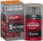 L'Oréal Men Expert Vita Lift 5 Anti-Ageing Moisturiser 50ml $5.99 ($5.39 S&S) + Delivery ($0 with Prime/ $39 Spend) @ Amazon AU