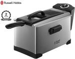 Russell Hobbs 3.2l Cook@Home Deep Fryer - Silver/Black RHDF320 $20.70 (Was $69) + Delivery ($0 Club Catch) @ Catch
