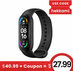 Xiaomi Mi Band 6 Fitness Tracker (CN Version) US$27.99 (~A$39.04) Delivered @ Hekka