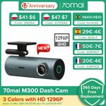 70mai M300 HD 1296P Dash Cam Car DVR Recorder 24H Parking Mode Wi-Fi & App Control $54.80AUD/ $40.43 USD Shipped via AliExpress