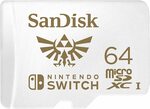 SanDisk 64GB MicroSDXC Card (Zelda Branded) $10 + Delivery ($0 with Prime/ $39 Spend) @ Amazon AU