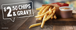 Large Chips & Regular Gravy $2.50 (Excludes WA) @ Red Rooster