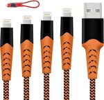 Lightning Cables 5-Pack (1x20cm, 2x1m, 2x2m) $12.90 + Delivery ($0 with Prime/ $39 Spend) @ HARIBOL Amazon AU