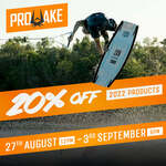 20% off Previous Seasons Products (2022 or Earlier) + Delivery ($0 with $99 Order) @ ProWake