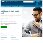 ANZ Rewards Black Credit Card: 150,000 ANZ Rewards Points, $3,000 Spend in 3 Months, $375 Annual Fee, $150 Back