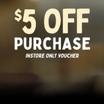 Voucher for $5 off in-Store Order @ Red Rooster (Red Royalty Membership Required)
