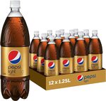 Pepsi Light Caffeine & Sugar Free, 12 x 1.25L $9.60 + Delivery ($0 with Prime / $39 Spend) @ Amazon Warehouse