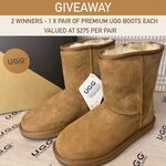 Win 1 of 2 Pairs of Premium Ugg Boots Worth $275 Each from Bargain Boss and Ugg Express Australia