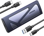 UGREEN M.2 NVMe SSD Enclosure Adapter, 10gbps USB C 3.2 Gen2 $33.99 Delivered @ UGREEN Amazon AU