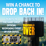 Win 1 of 50 Passes for 4 to The Giant Drop Event at Dreamworld on June 23 from Ardent Leisure [Open Aus-Wide but No Travel]
