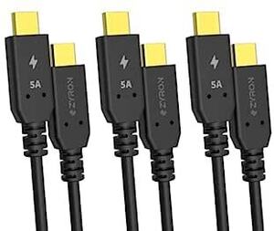 Zyron USB C To USB C Cable (IF Certified, 100W, 3 Pack 1m) $11.99 ...