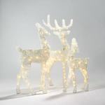 Solar Powered Christmas Light Up Reindeer Family $29 + Delivery ($0 C&C/ in-Store/ OnePass) @ Kmart