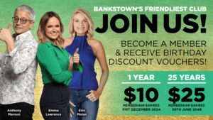[NSW] 25 Years Membership $25, Free Lunch/Dinner Birthday Voucher (Valued $23.80/$34.80) at Star Buffet @ Bankstown RSL Club