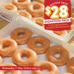 24 Original Glazed Doughnuts $28 C&C @ Krispy Kreme (Online Only)