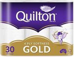 Quilton 4-Ply Toilet Tissue (30 Count) $19.50 ($17.55 S&S) + Delivery ($0 with Prime/ $59 Spend) @ Amazon AU