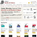50% Off all O'Reilly Media eBooks and Videos. 60% off Orders over $100USD