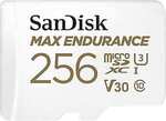 SanDisk 256GB Max Endurance MicroSDHC Memory Card $61.50 Delivered @ Sunwood-AU via Amazon AU